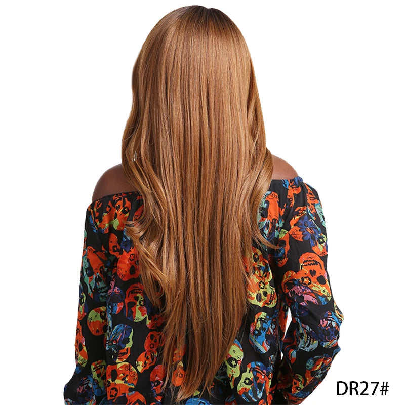 Ombre Funwaves: X-TRESS's Playful Wavy Ombre Brown Blonde Wig