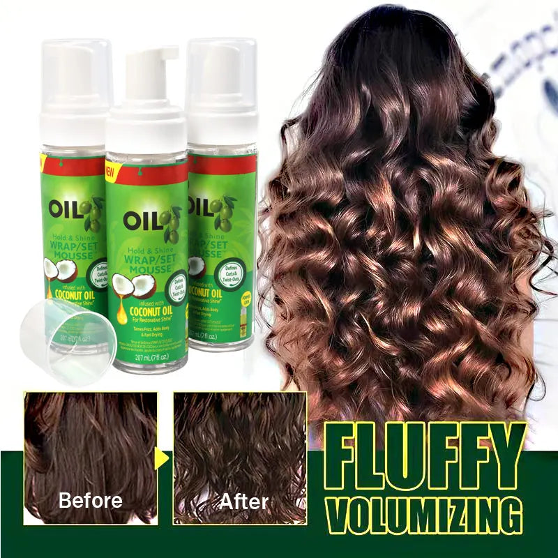 Coconut Oil Foaming Curl Hair Foam Wrap