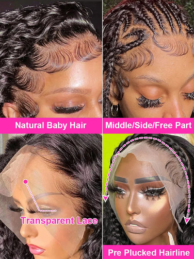 Water Wave HD Lace Frontal Wig