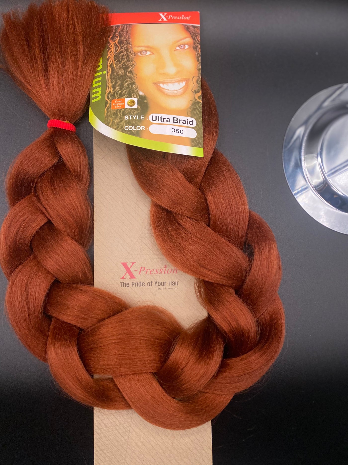 Braiding Single Pack Bundle Sensationnel X-Pression - ULTRA BRAID  Hair length: 82 inch Hair material: Synthetic Jumbo Xpression Braid Hair Hair grade: High Temperature Synthetic Fiber Hair texture: Yaki Perm Pre-stretched, tangle free, hot water use