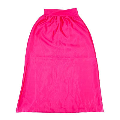 Hot Pink Long Silk Bonnet