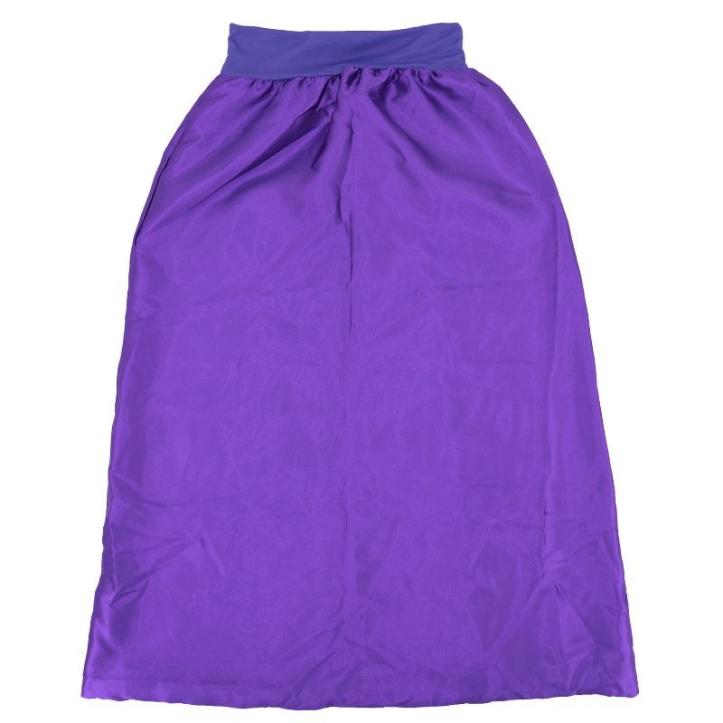 Purple Long Silk Bonnet